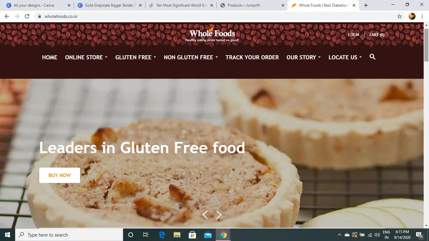 Wholefoods India — work sample 14